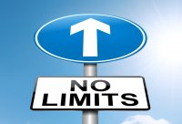 No limits street sign